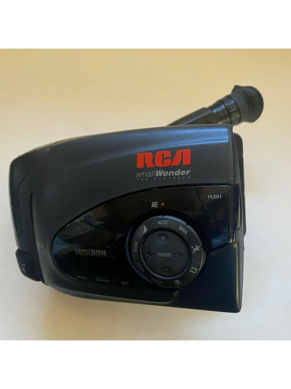 RCA Small Wonder VHS-C Playback Camcorder CC616 VTG 1998 for parts